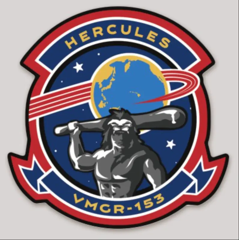 Officially Licensed Vmgr-153 Hercules Sticker 1