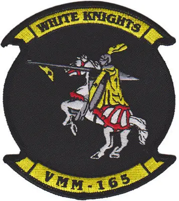 Officially Licensed Usmc Usmc Vmm-165 White Knights Patch 1