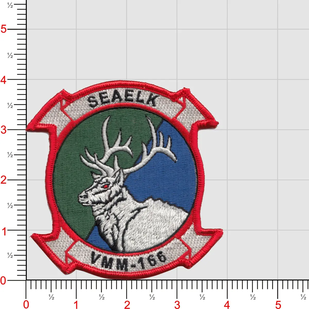 Officially Licensed Usmc Vmm-166 Seaelks Patch 1