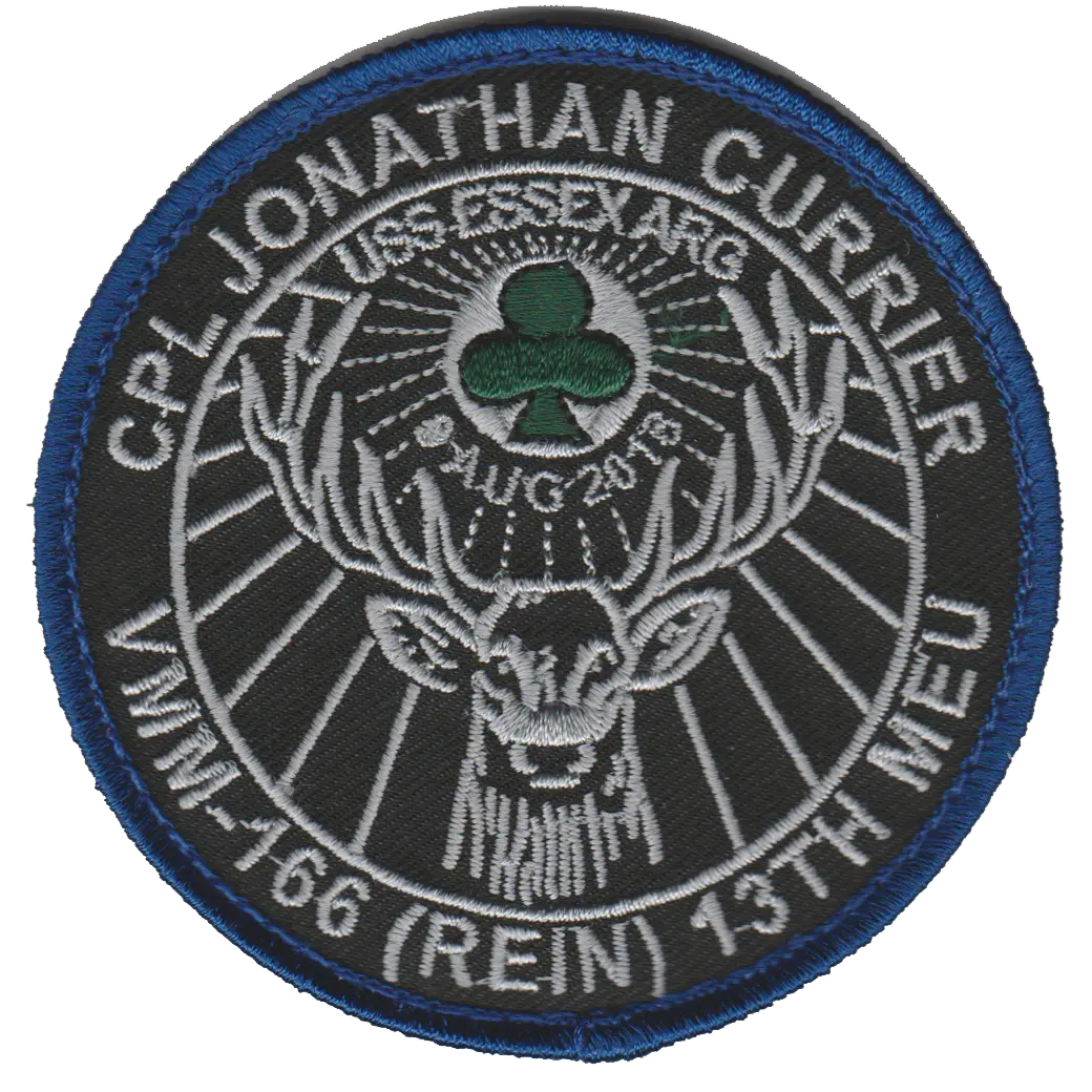 Vmm-166 Rein Jonathan Currier Memorial Patch 1