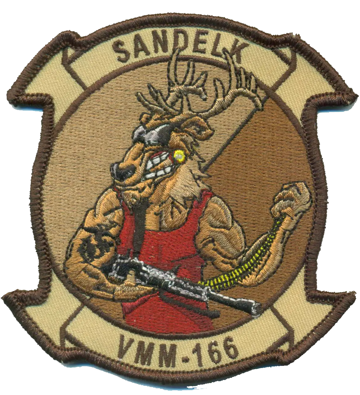 Vmm-166 Sandelks Party Elk Patch 1
