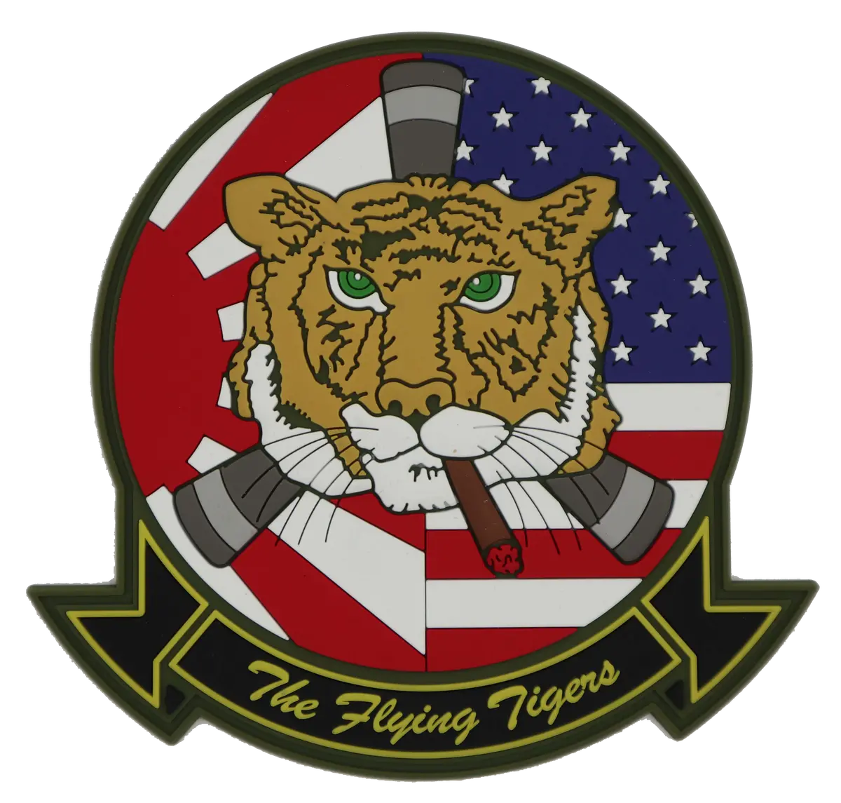 Official Vmm-262 Smoking Tiger Pvc With Flags Patch 1