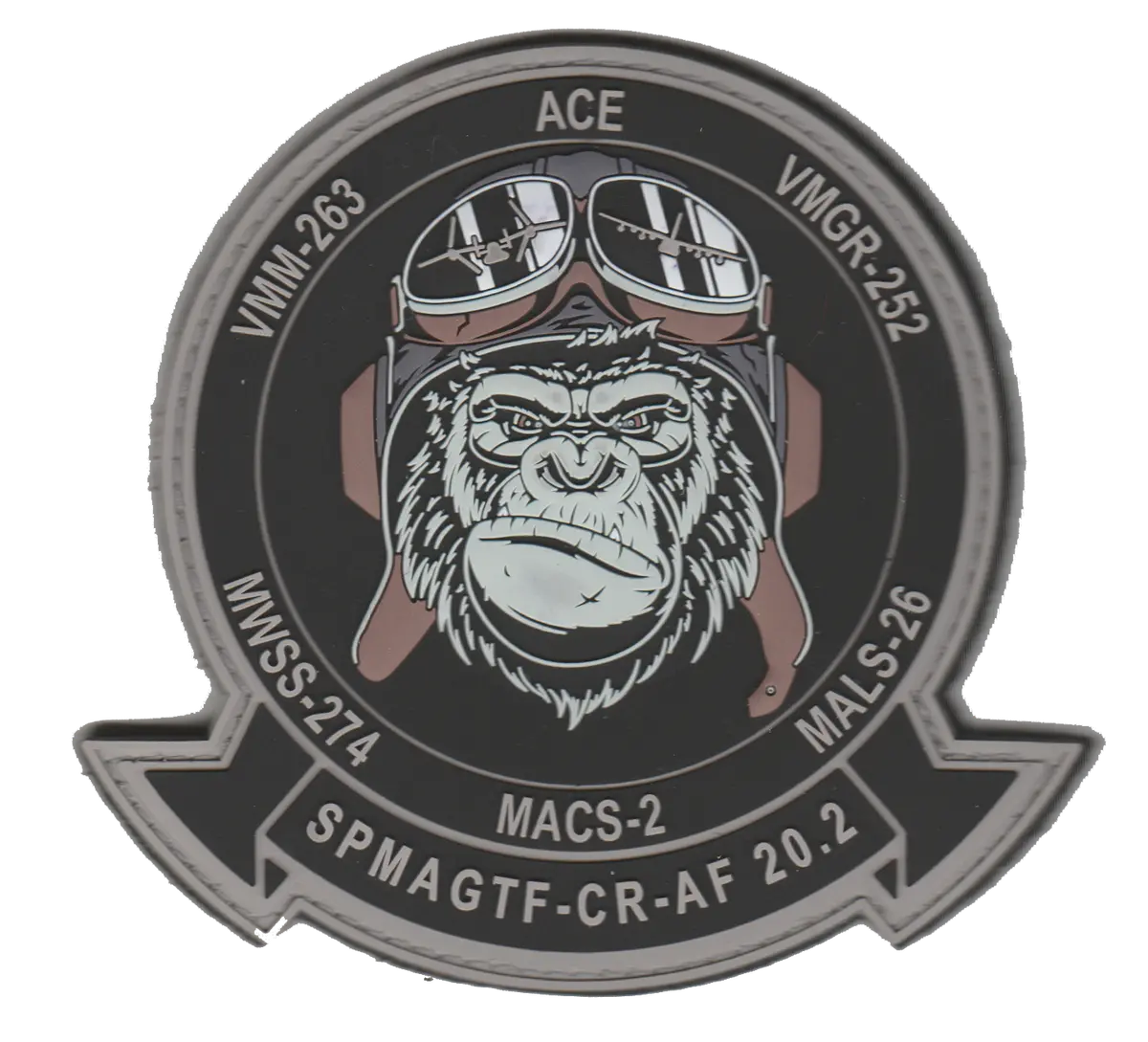 Vmm-263 Spmagtf 20.1 Ready Ape Pvc Patches- With Hook & Loop 1