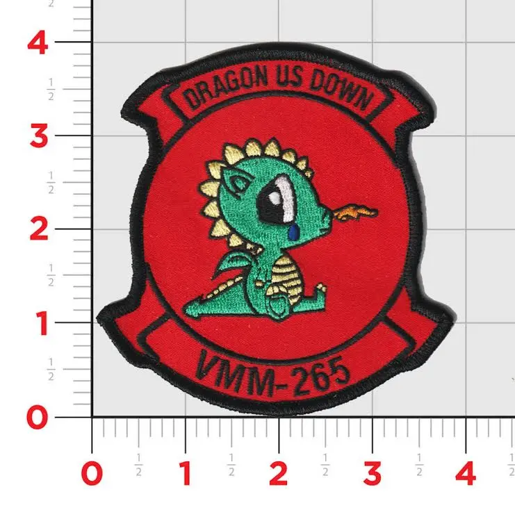 Officially Licensed Usmc Vmm-265 Dragon Us Down Patch 1