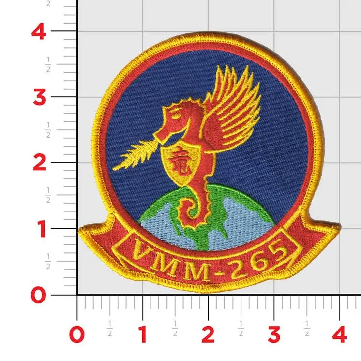 Officially Licensed Usmc Vmm-265 Dragons Throwback Thursday Patch 1