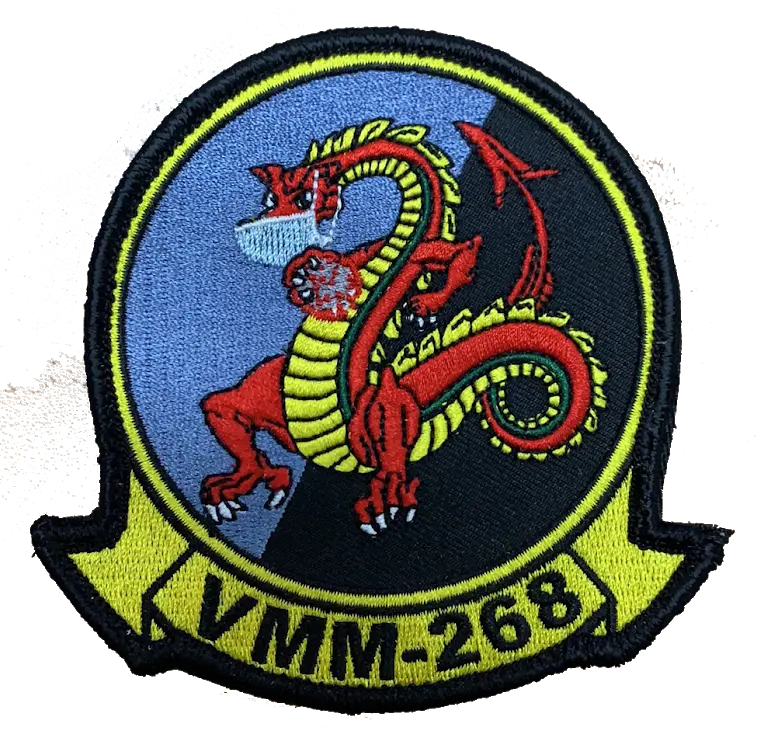 Official Vmm-268 Red Dragons Covid-19 Patch 1