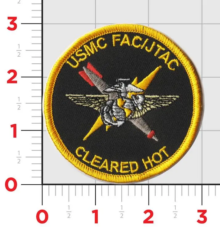 Officially Licensed Usmc Fac/Jtac "Cleared Hot" Patch 1