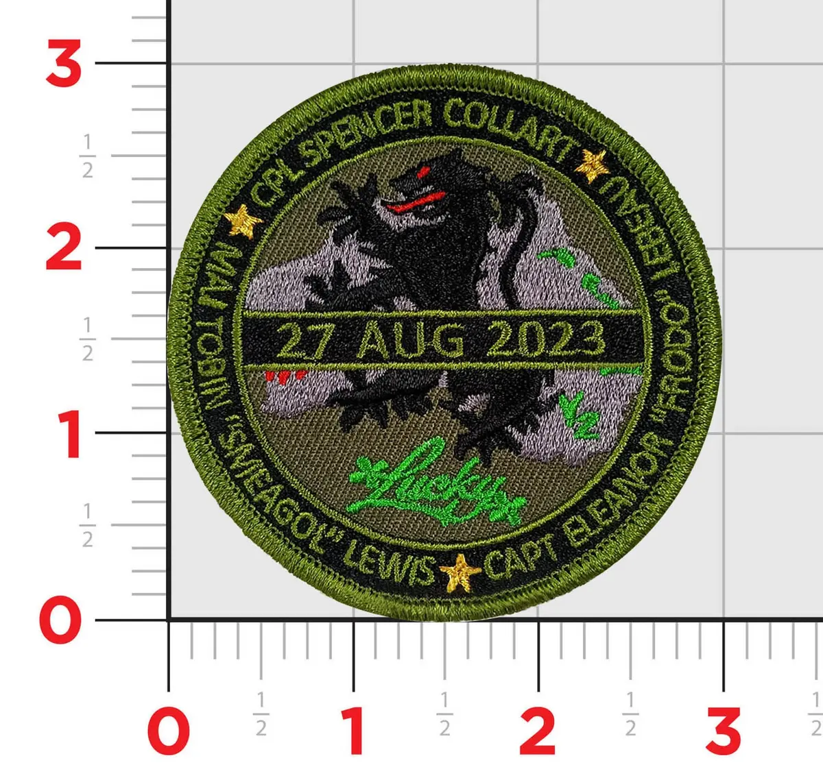 Vmm-363 Red Lions Memorial Patch & Sticker 1