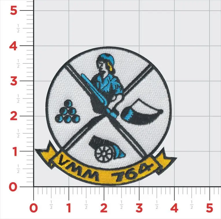 Officially Licensed Usmc Vmm-764 Moonlighters Throwback Patch 1