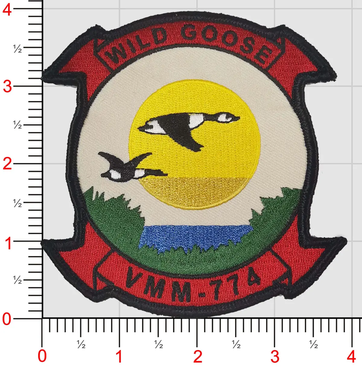 Officially Licensed Usmc Vmm-774 Wild Goose Patch 1