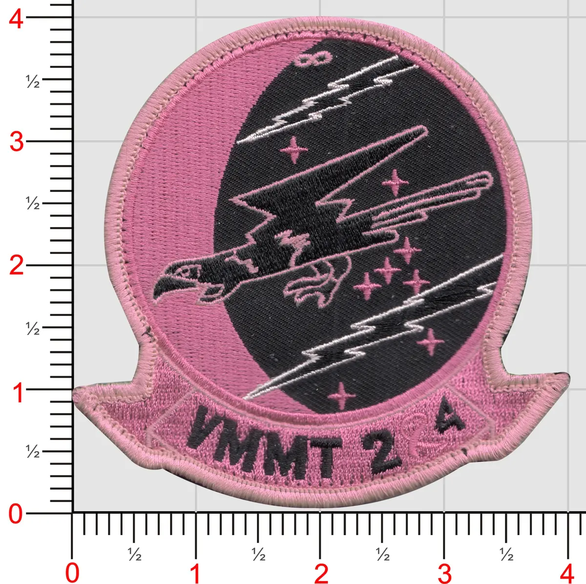 Official Vmmt-204 Raptors Cancer Awareness Patch 1