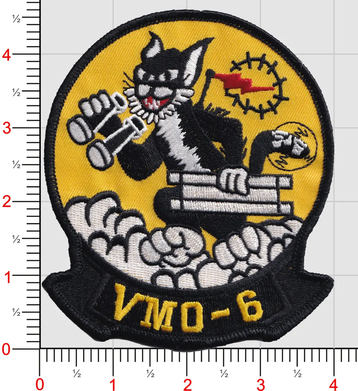 Officially Licensed Usmc Vmo-6 Squadron Patch 1