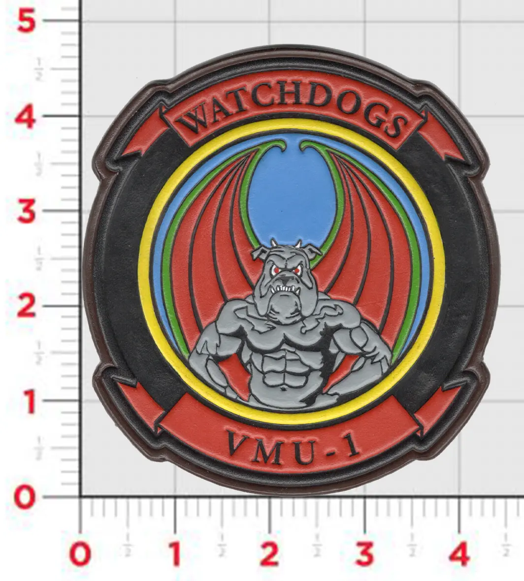 Officially Licensed Vmu-1 Watchdogs Leather Patch 1