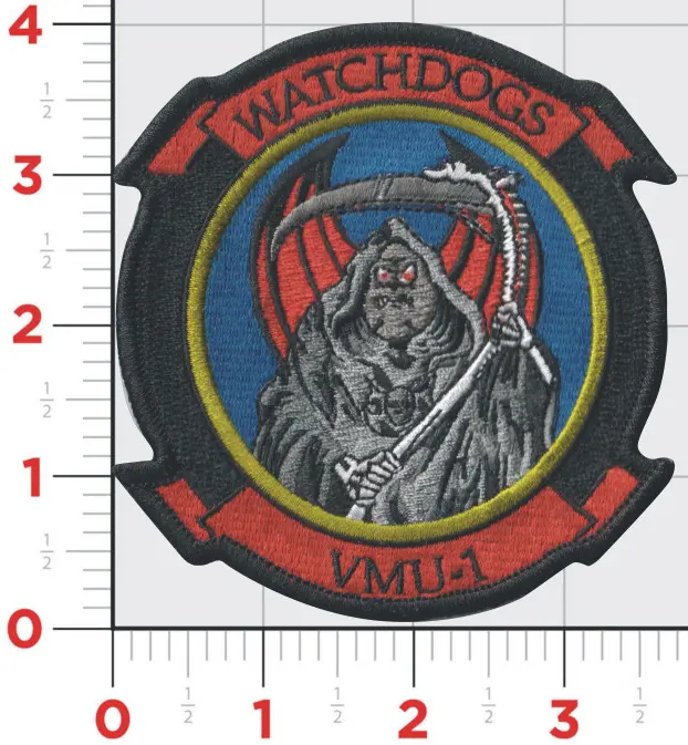 Officially Licensed Usmc Vmu-1 Watchdogs Patch 1