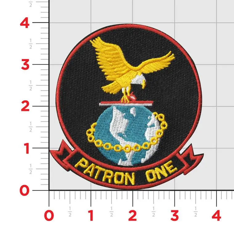 Officially Licensed Vp-1 Screaming Eagles Squadron Patch 1