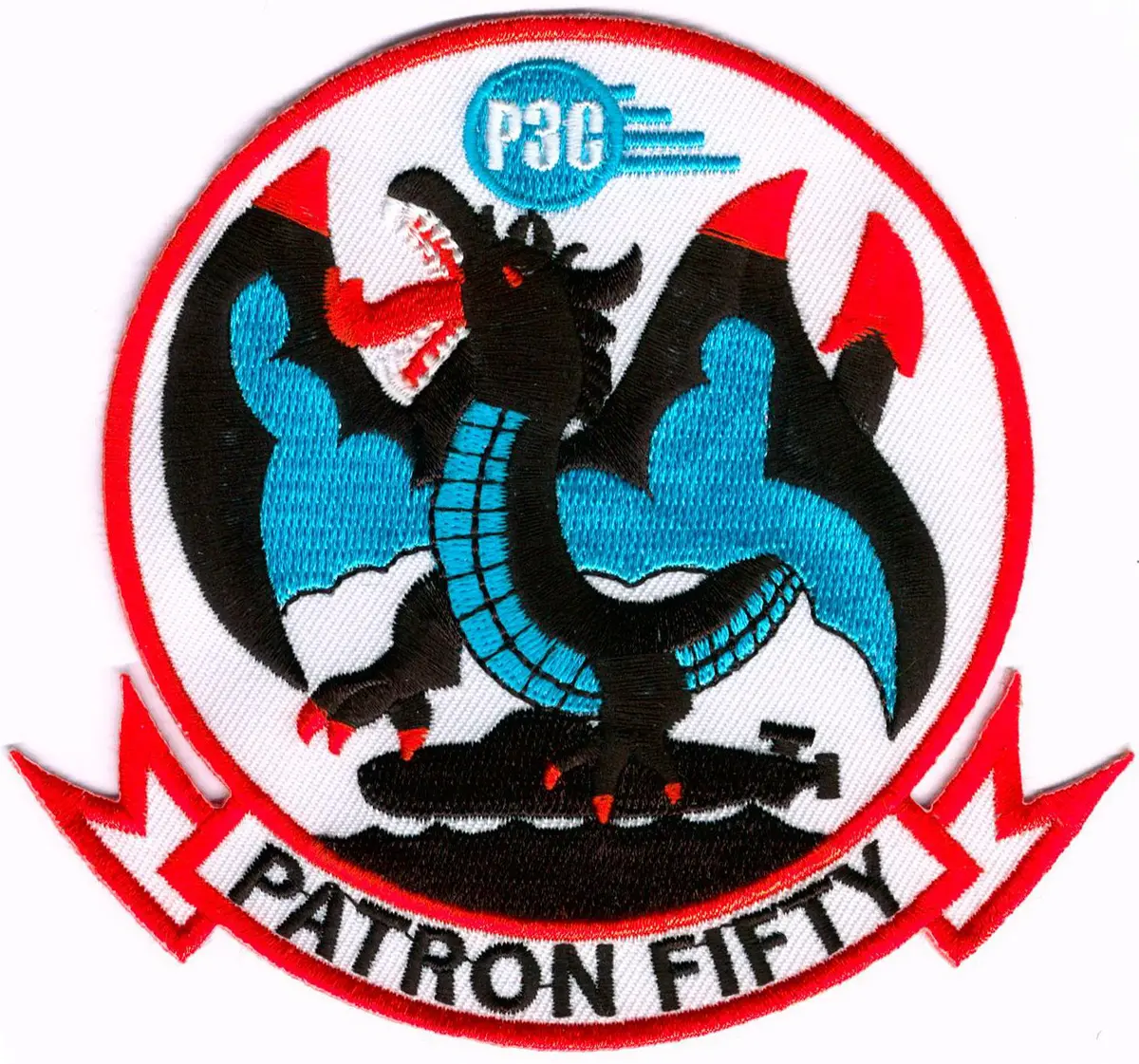 Officially Licensed Us Navy Vp-50 Blue Dragons Patch 1