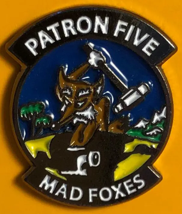 Vp-5 Mad Foxes Pin 1