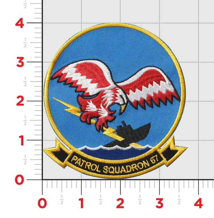 Officially Licensed Us Navy Vp-67 Golden Hawks Patch 1