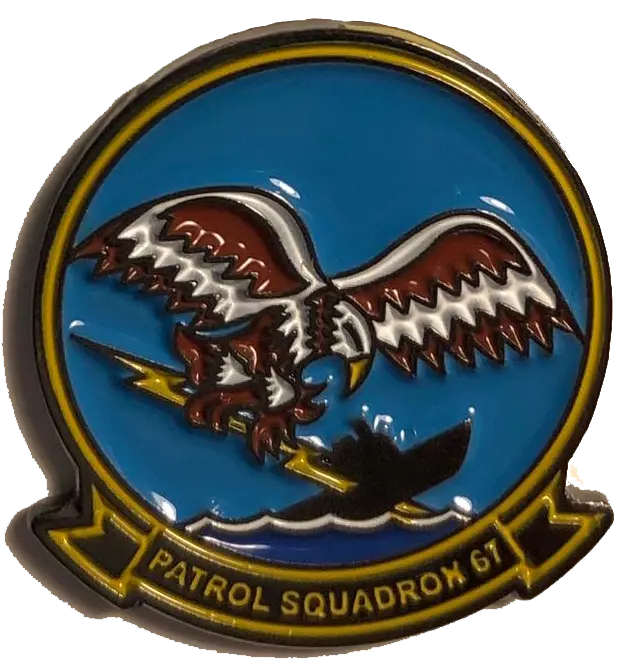 Vp-67 Golden Hawks Pin 1