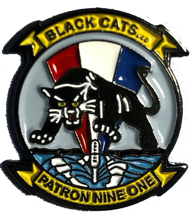 Vp-91 Black Cats Pin 1