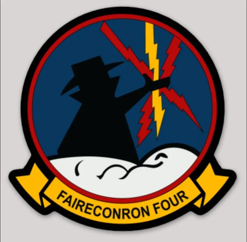 Officially Licensed Us Navy Vq-4 Shadows Squadron Sticker 1