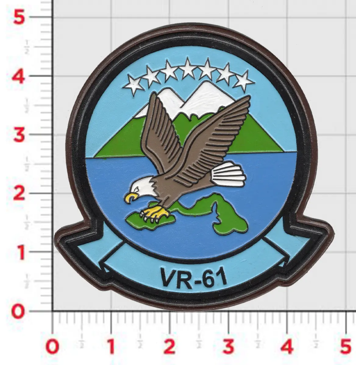 Officially Licensed Us Navy Vr-61 Islanders Leather Patch 1