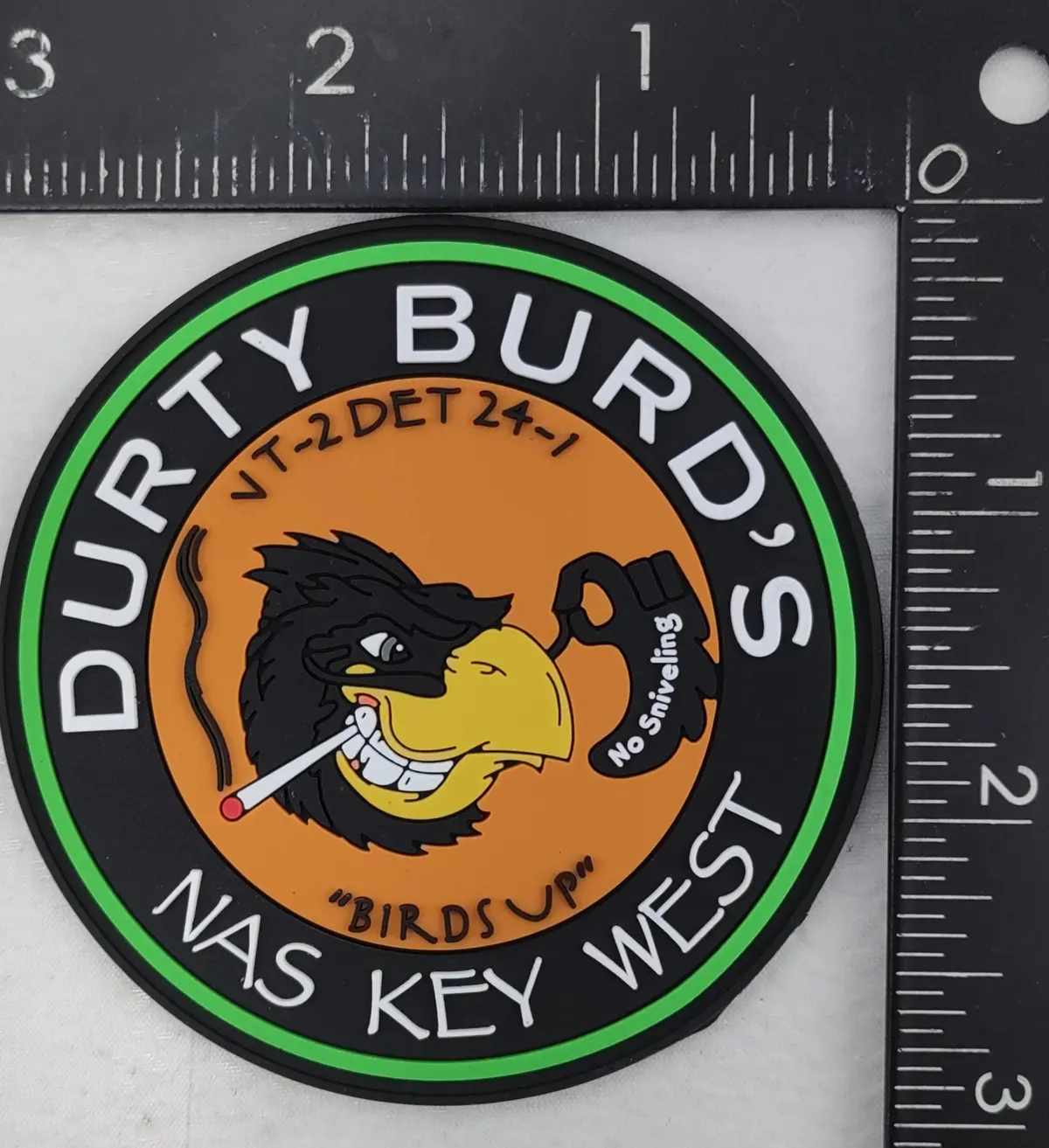 Official Vt-2 Doerbirds Durty Burds Key West Det Pvc Shoulder Patch 1