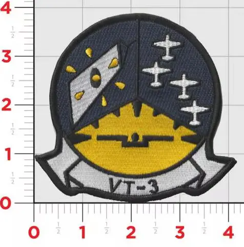 Officially Licensed Us Navy Vt-3 Red Knights Throwback Patches 1