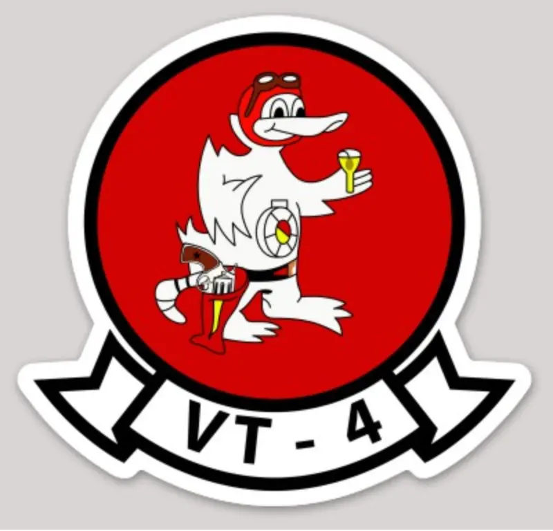 Officially Licensed Us Navy Vt-4 Warbucks Sticker 1