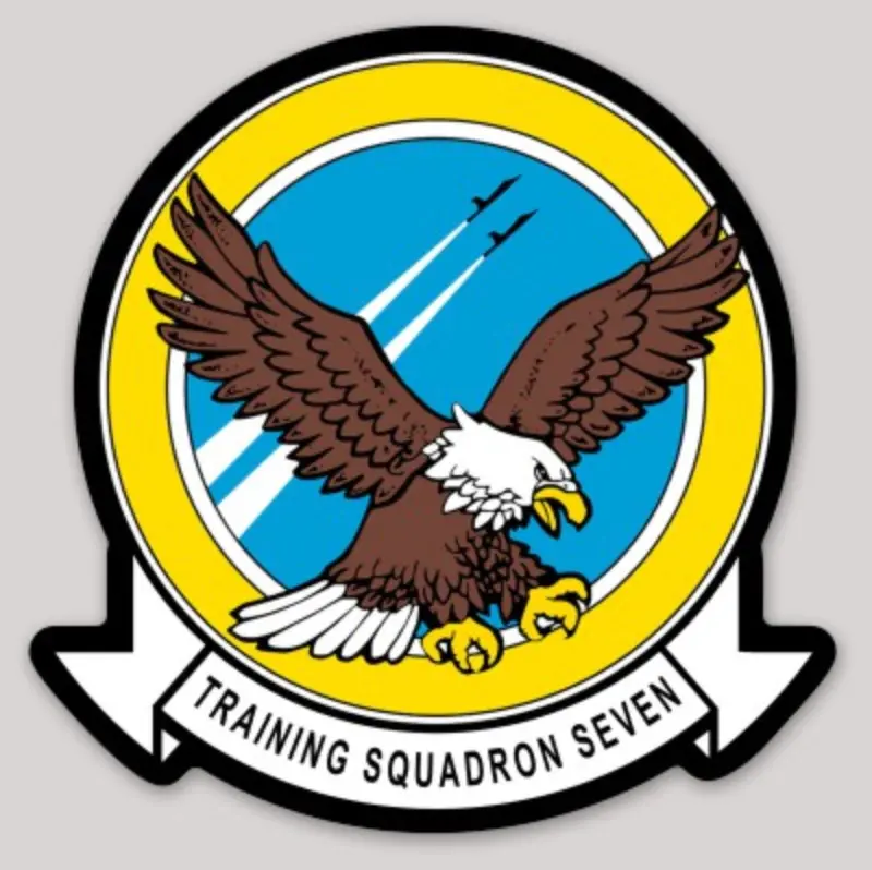 Officially Licensed Us Navy Vt-7 Eagles Sticker 1