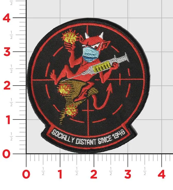 Official Us Navy Vx-31 Dust Devils Covid-19 Patch 1