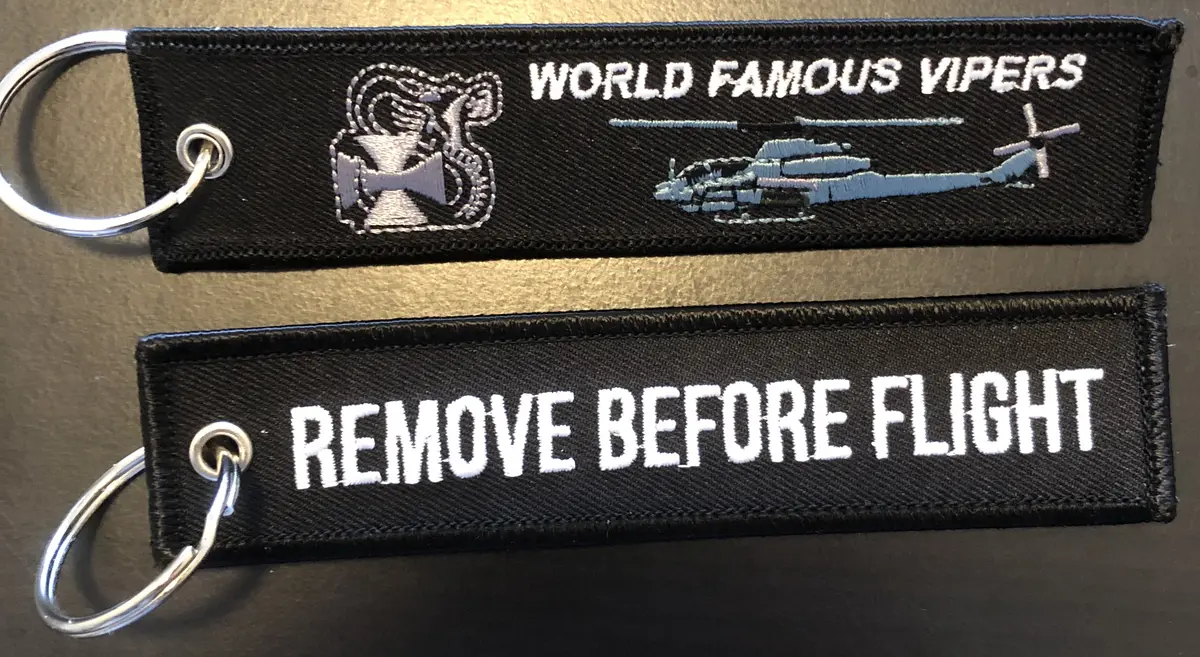 Hmla-169 Vipers Remove Before Flight Ah-1Z Key Ring 1