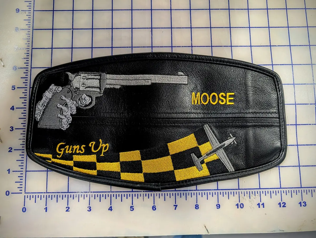 Leather Visor Covers 1
