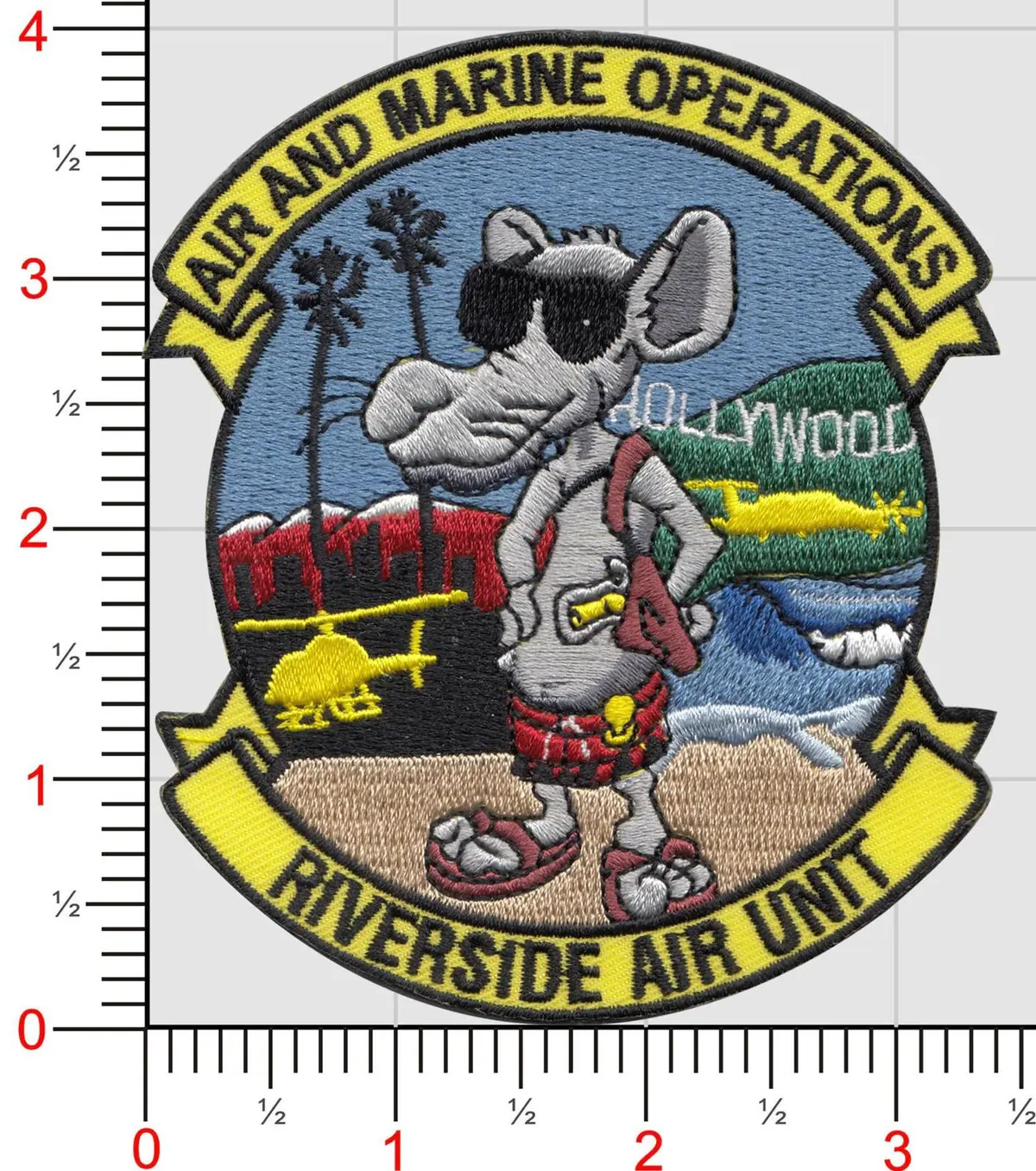 US Customs and Border Protection Riverside Air Unit Patch – Hollywood Division