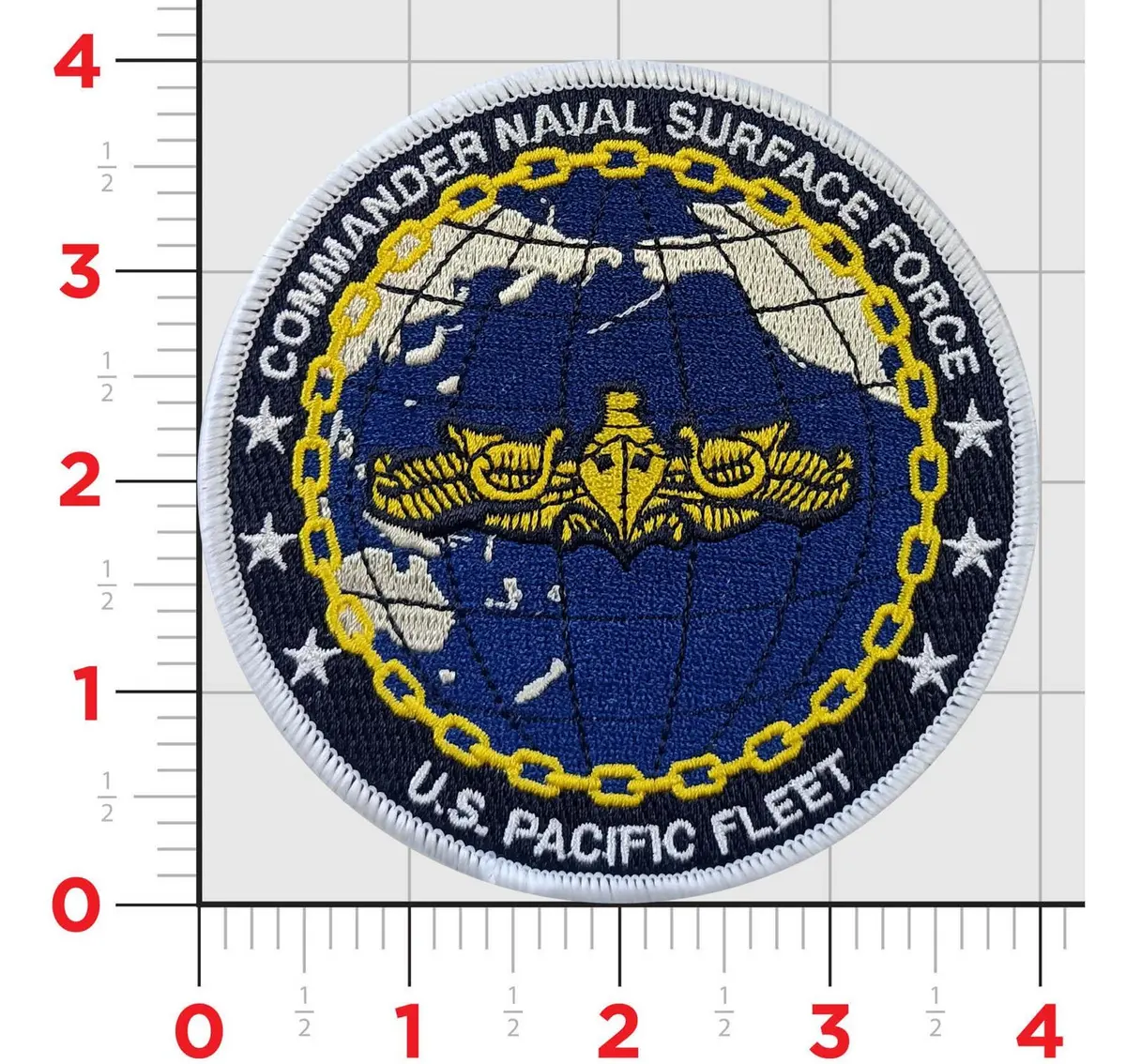 Officially Licensed Commander Naval Surface Force Us Pacific Fleet Patch 1