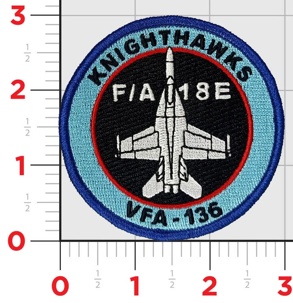Official Vfa-136 Knighthawks Shoulder Patch 1