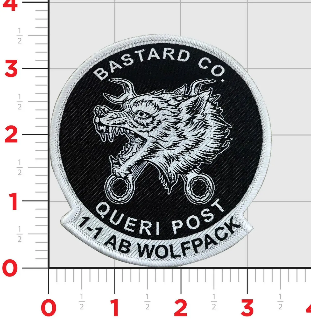 Official Us Army 1-1 Aviation Battalion Bastard Co Patch 1