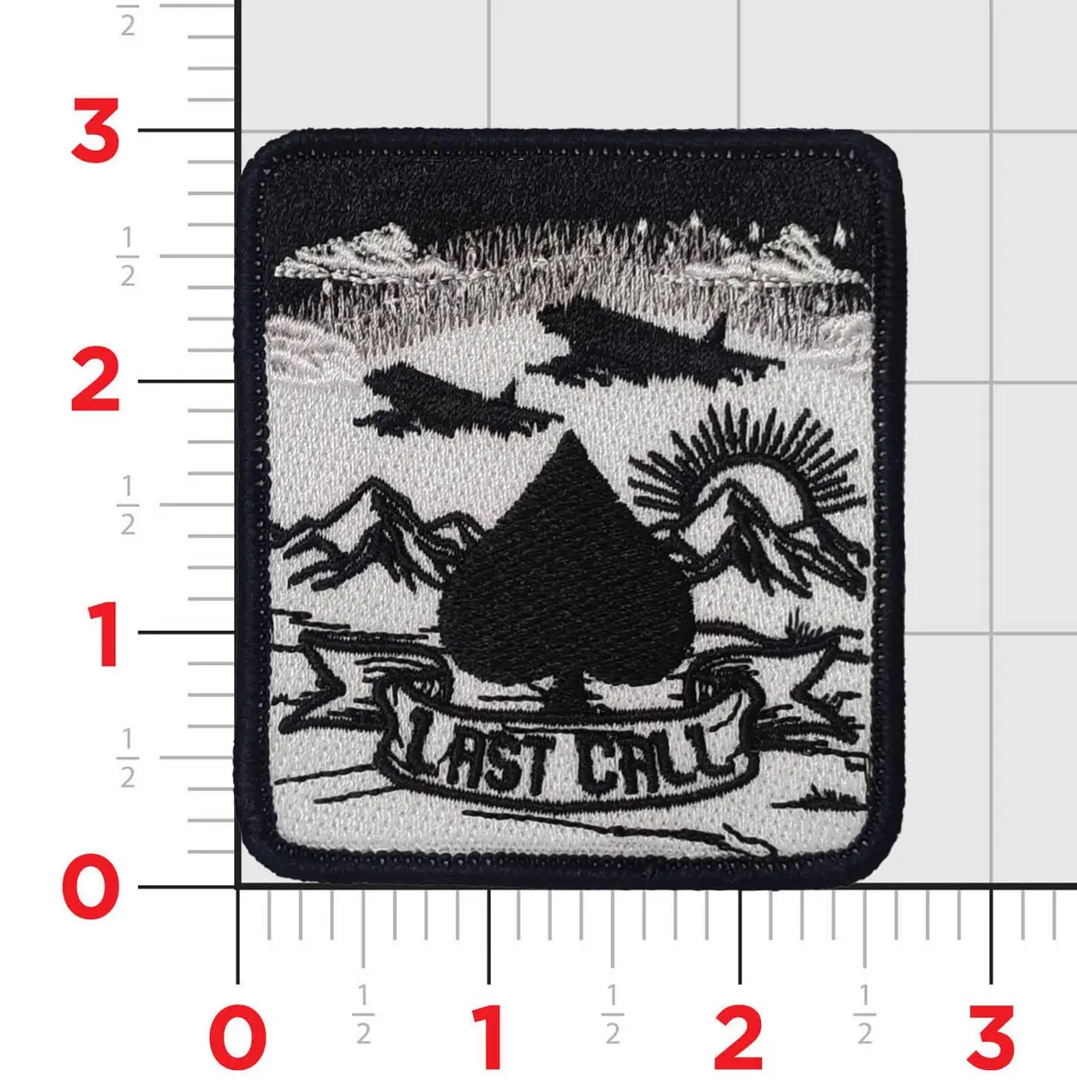 Official Vma-231 Ace Of Spades Last Call Av-8 Harrier Patch 1