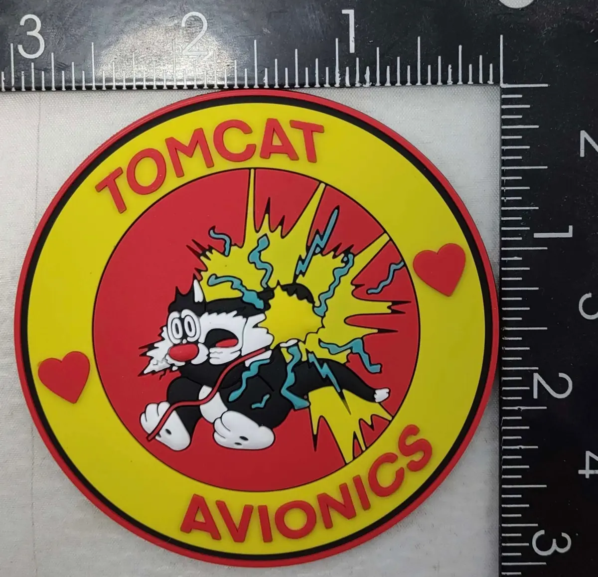 Official Vmfa-311 Tomcats Avionics Pvc Shoulder Patch 1