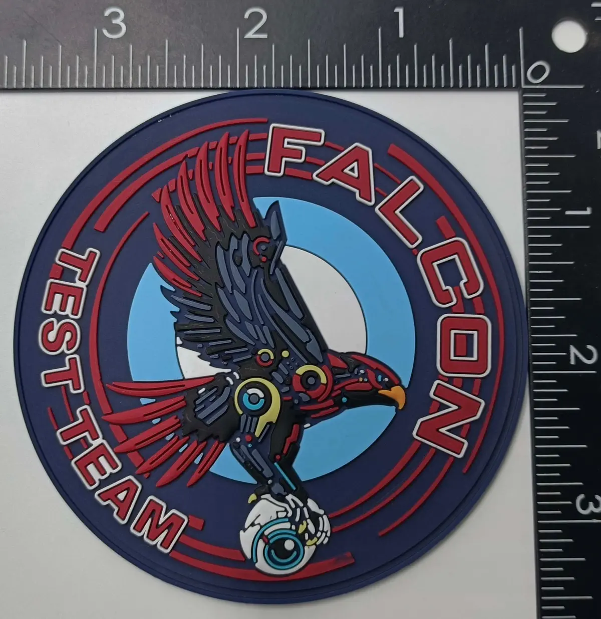 Official Vx-20 F-16 Falcon Test Team Pvc Patch 1