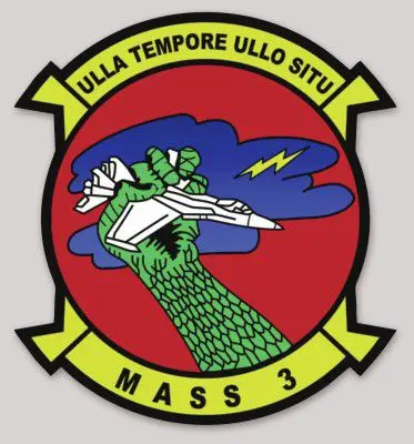Officially Licensed Usmc Mass-3 Sticker 1