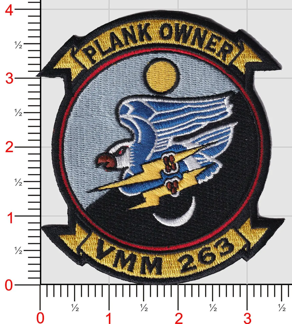 Officially Licensed Vmm-263 Thunder Chicken Plank Owner Patch 1
