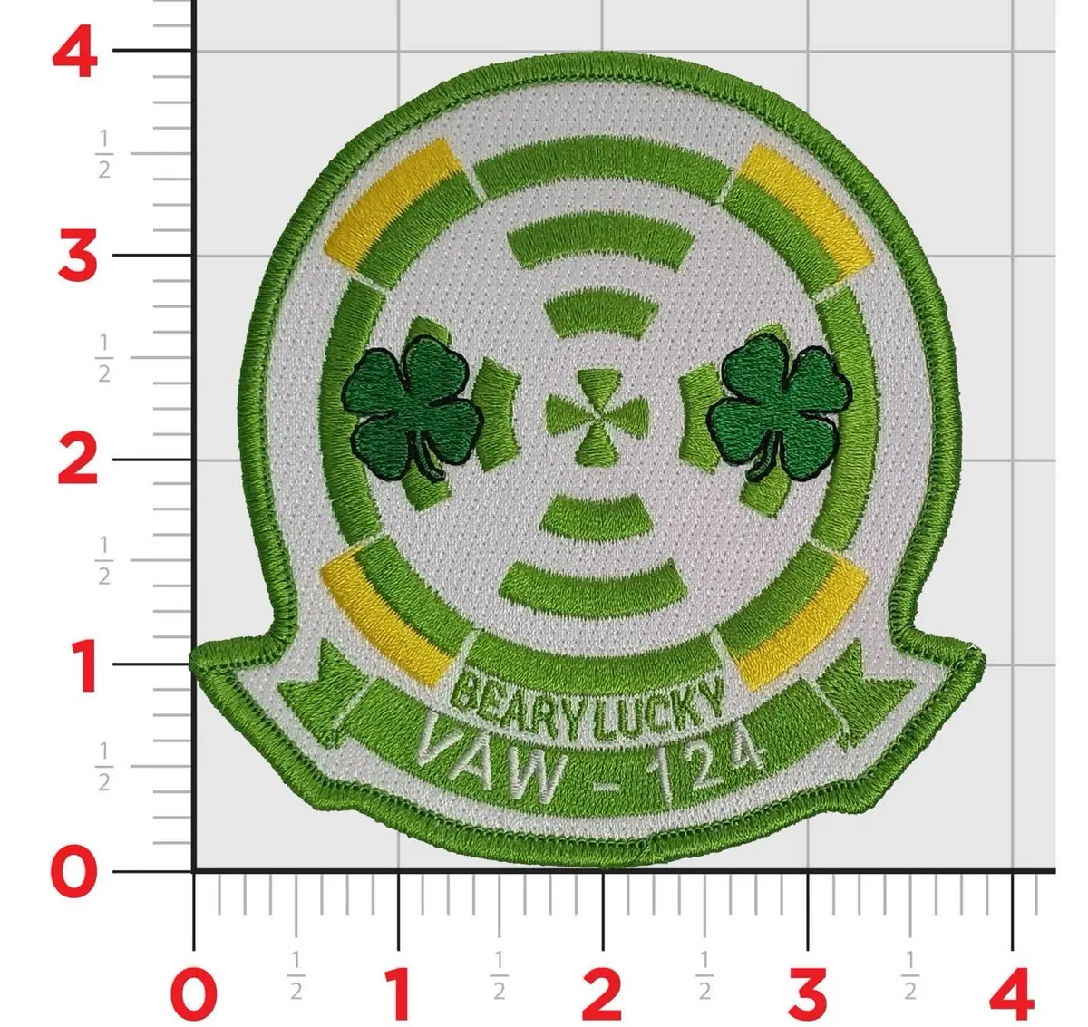 Official Vaw-124 Bear Aces St. Patricks Day Patches 1