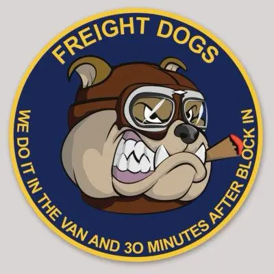 Freight Dog Sticker 1