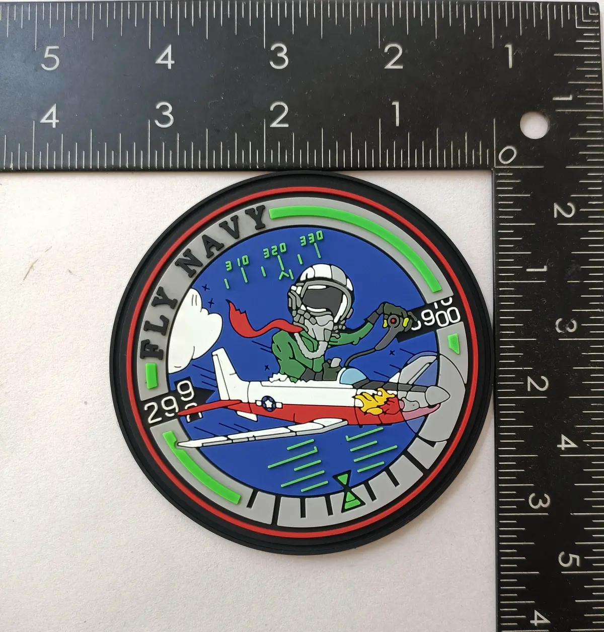 Fly Navy T-6 Texan Ii Pilot Pvc Shoulder Patch 1
