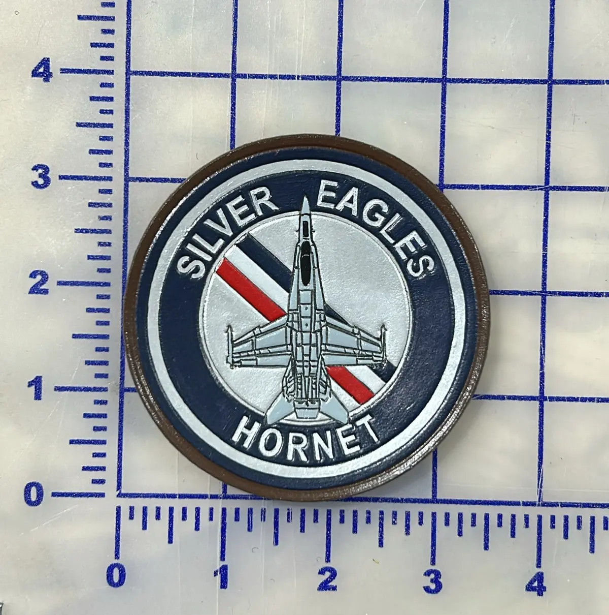 Officially Licensed Usmc Vmfa-115 Silver Eagles Leather Shoulder Patch 1