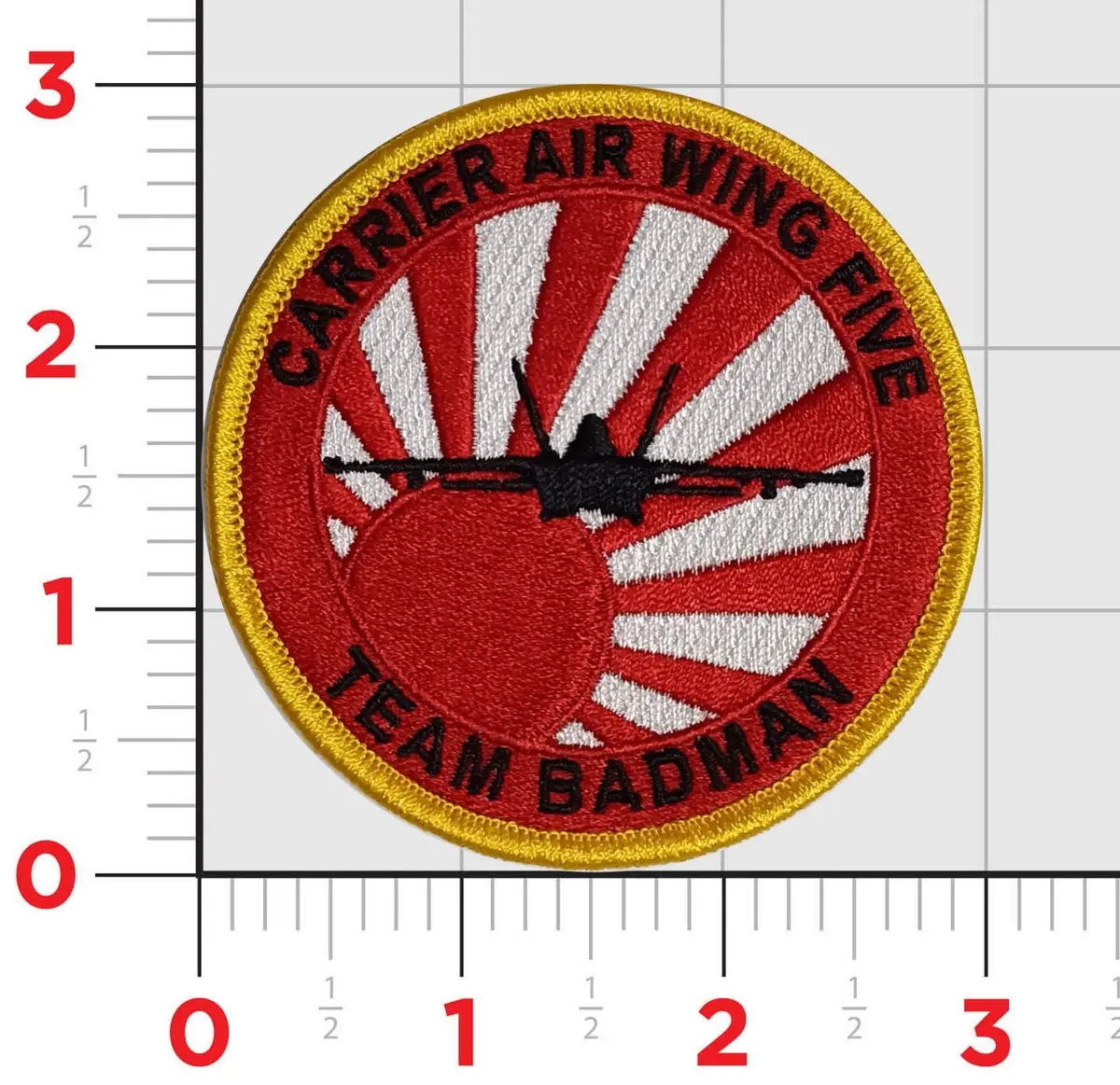 Carrier Air Wing Five Team Badman Shoulder Patches 4