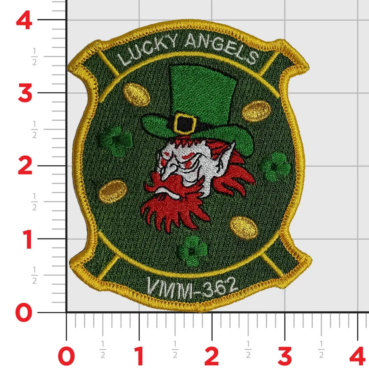 Official Vmm-362 Ugly Angels St. Patrick Day Patch 1