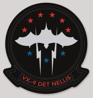 Officially Licensed Us Navy  Vx-9 Vampires Det Nellis Sticker 1