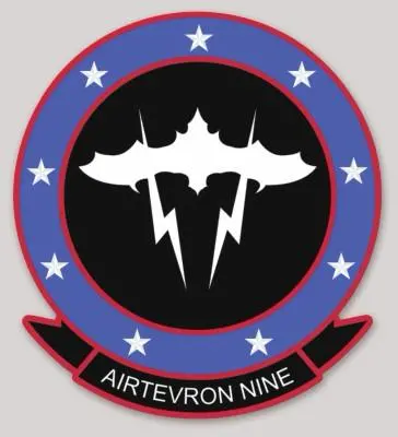 Officially Licensed Us Navy Vx-9 Vampires Sticker 1